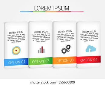 Infographic template, Eps10, vector illustration.