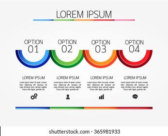 Infographic template, Eps10, vector illustration.