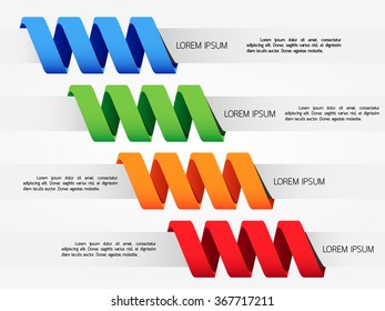 Infographic template, Eps10, vector illustration, For presentations, brochures, banners, website graphics.