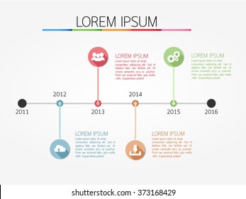Infographic template, Eps10, vector illustration, For presentations, brochures, banners, website graphics.