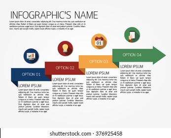 Infographic template, Eps10, vector illustration, For presentations, brochures, banners, website graphics.