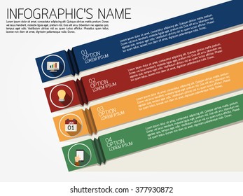 Infographic template, Eps10, vector illustration, For presentations, brochures, banners, website graphics.