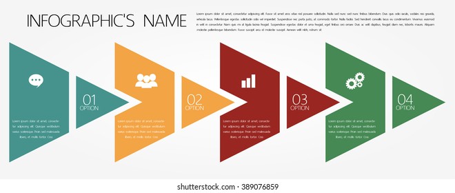 Infographic template, Eps10, vector illustration, For presentations, brochures, banners, website graphics.
