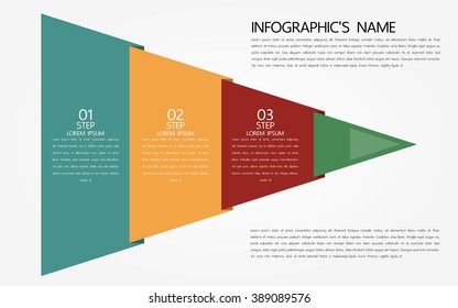 Infographic template, Eps10, vector illustration, For presentations, brochures, banners, website graphics.