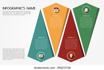 Infographic template, Eps10, vector illustration, For presentations, brochures, banners, website graphics.
