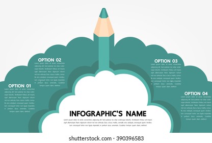 Infographic template, Eps10, vector illustration, For presentations, brochures, banners, website graphics.