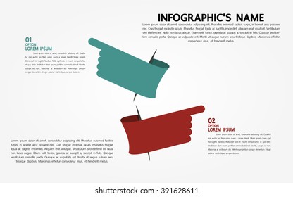 Infographic template, Eps10, vector illustration, For presentations, brochures, banners, website graphics.