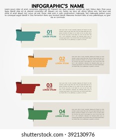 Infographic template, Eps10, vector illustration, For presentations, brochures, banners, website graphics.