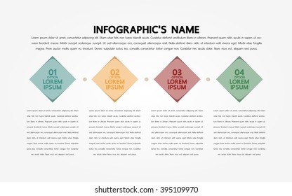 Infographic template, Eps10, vector illustration, For presentations, brochures, banners, website graphics.