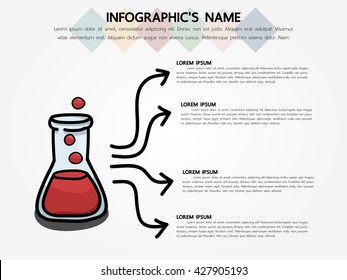 Infographic template, Eps10, vector illustration, For presentations, brochures, banners, website graphics.