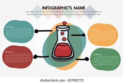 Infographic template, Eps10, vector illustration, For presentations, brochures, banners, website graphics.