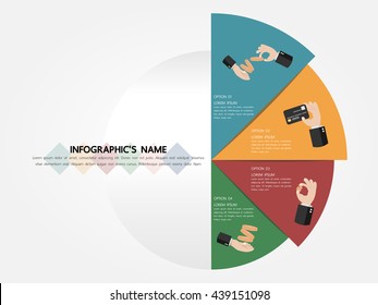 Infographic template, Eps10, vector illustration, For presentations, brochures, banners, website graphics.
