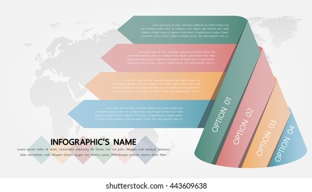 Infographic template, Eps10, vector illustration, For presentations, brochures, banners, website graphics.