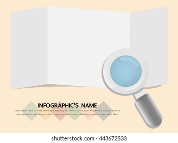 Infographic template, Eps10, vector illustration, For presentations, brochures, banners, website graphics.