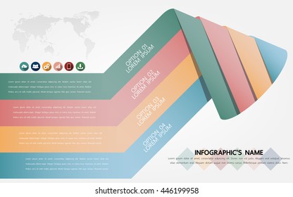 Infographic template, Eps10, vector illustration, For presentations, brochures, banners, website graphics.