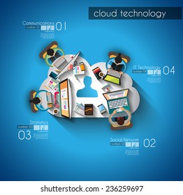 Plantilla infográfica con iconos planos de la interfaz de usuario para la clasificación de equipos. Ideal para la visualización de estudios de marketing, clasificación de características, ilustraciones de estrategia, optimización de seo y medios sociales.