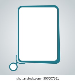 Infographic template. Frame to fill your text. Vector image. 