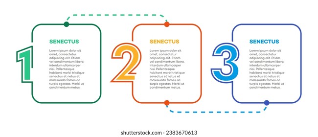 Infographic template frame timeline process 3 option