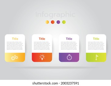 infographic template have step or option.vector illustration style design for business,class or shop online,presentation.