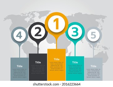 infographic template have step or option.vector illustration style design for business,class or shop online,presentation.