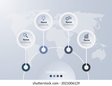 infographic template have step or option.vector illustration style design for business,class or shop online,presentation,element.