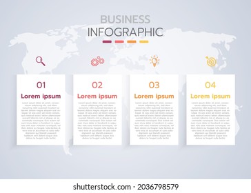 infographic template have step or option.vector illustration style design for business,class or shop online,presentation,element.