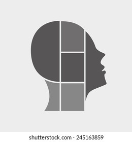 infographic Template with Head
