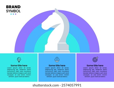 Infographic template with icons and 3 options or steps. Strategy. Can be used for workflow layout, diagram, banner, webdesign. Vector illustration
