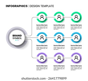 Infographic template with icons and 3 options or steps. Connected circles. Can be used for workflow layout, diagram, banner, webdesign. Vector illustration