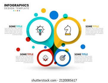 Infographic template with icons and 4 options or steps. Butterfly. Can be used for workflow layout, diagram, banner, webdesign. Vector illustration