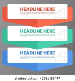 infographic template for information list