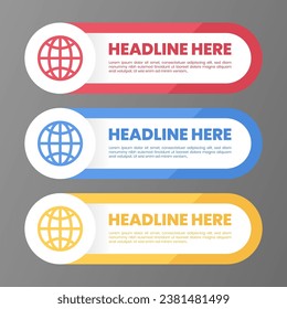 plantilla de infografía para la lista de información