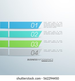Diseño de plantilla de infografía para informes de empresa y presentación.
