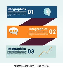 infographic template Modern box Design Minimal style