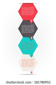 infographic template Modern box Design Minimal style
