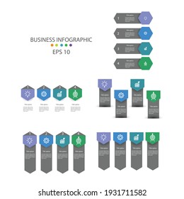 Infographic template pack, eps 10
