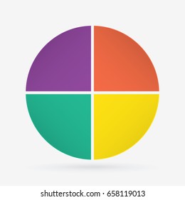 10,082 4 pie chart Images, Stock Photos & Vectors | Shutterstock