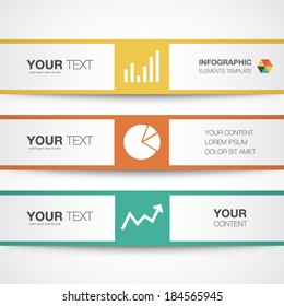 Infographic template with place for your content vector eps10