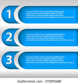 Infographic template with the places for text