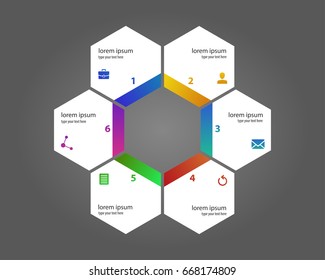Infographic template for presentation