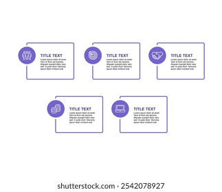 Infographic template for presentation Business data visualization Process chart and drive success