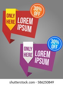 infographic template sale flat design