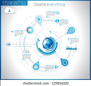 Infographic template for statistic data visualization. Modern composition to use like infochart, product ranking page or background for performance data graphics.