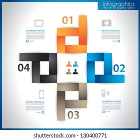 Infographic template for statistic data visualization. Modern composition to use like infochart, product ranking page or background for performance data graphics.
