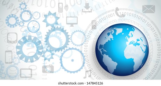 Infographic template for statistic data visualization. Modern composition to use like infochart, product ranking page or background for performance data graphics.