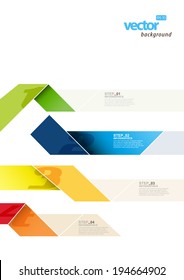 Infographic template with stripes and place for your text.
