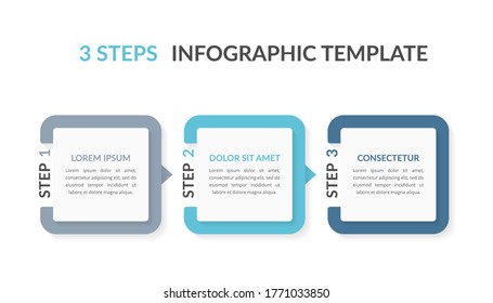 Infographic template with three elements with numbers and place for your text, workflow, process chart, steps or options, vector eps10 illustration