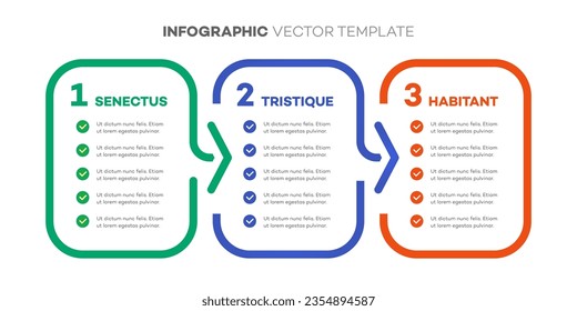 Infographic template timeline process 3 option