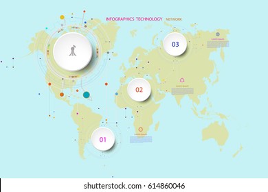 Infographic template timeline technology hi-tech digital and engineering telecoms can be used for your business,book cover,icon, template, banner,diagram, Infographic presentation, Vector illustration