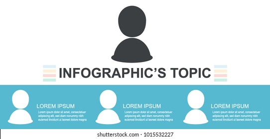 Infographic Template for using in presentation, web graphic designing. EPS10.